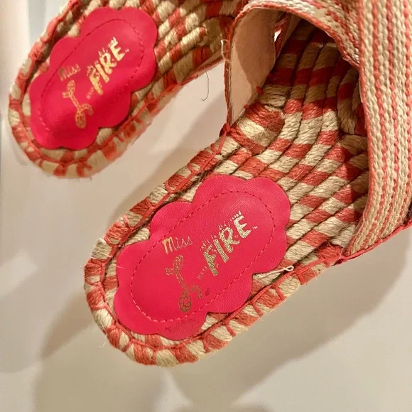 Miss L fire espadrille sandals NEVER WORN - Picture 5 of 7